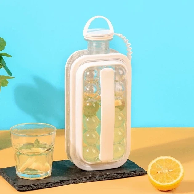 Форма силиконовая Cool Home ICE Tray для льда 17 шариков с крышкой - изображение 6