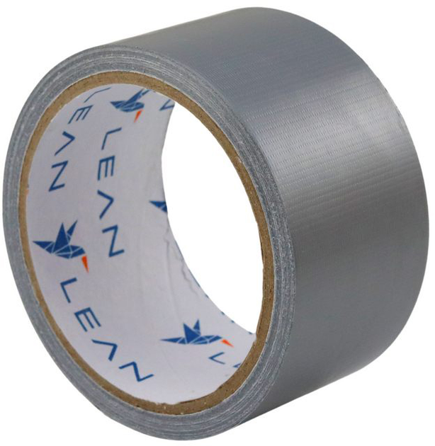 Taśma LEAN Toys Zbrojona Naprawcza 48 mm x 10 m Srebrno-szary (5905991030218) - obraz 2