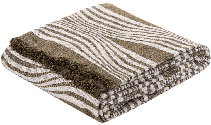 Ковдра Homla Telur із шенілу з візерунком і бахромою 130 x 170 см (5904183898049) - зображення 1