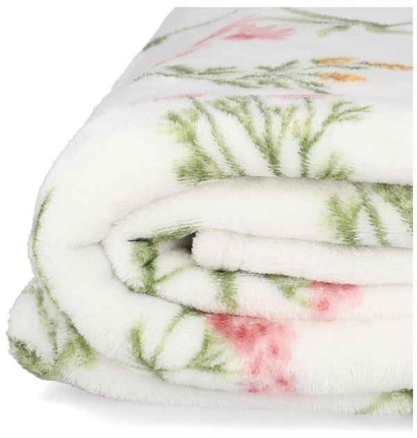 Koc Homla B2 Prima w kwiaty 150 x 200 cm (5904183894874) - obraz 2