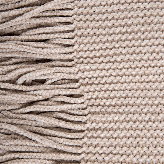 Koc Homla Chenille szenilowy 130 x 170 cm Taupe (5906496727955) - obraz 5