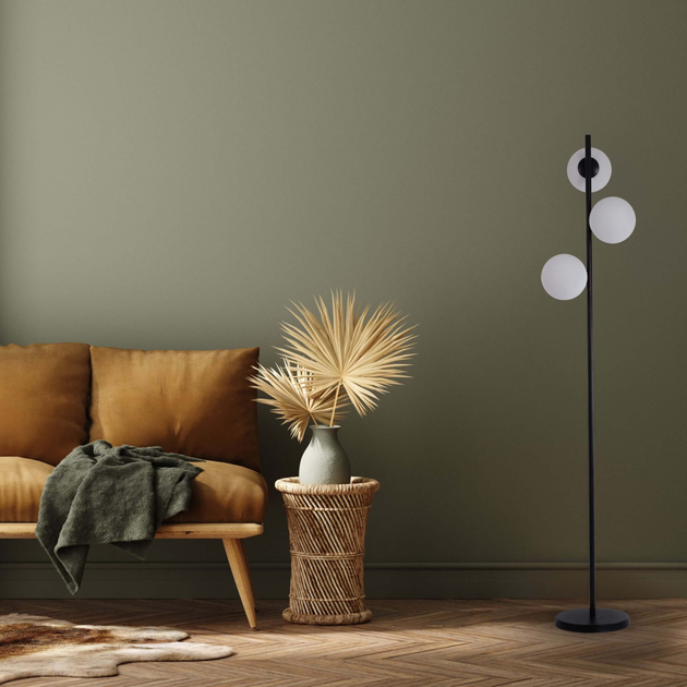 Торшер Light Prestige Dorado 3xE14 Чорний (LP-002/3F BK) - зображення 4