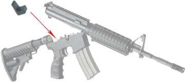 Устранитель люфта FAB Defense для M16\M4\AR15 black (ugc) - изображение 2