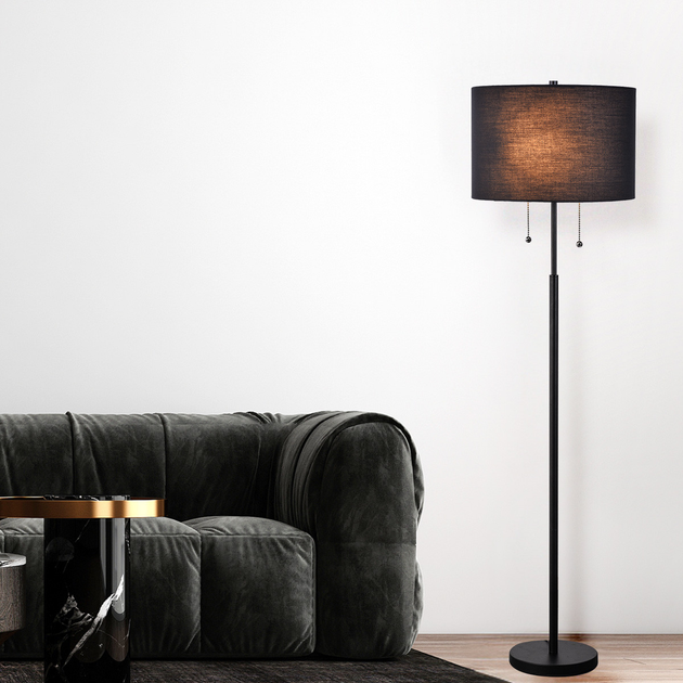 Торшер Light Prestige Fogo Чорний 2xE27 (LP-0304/2F BK) - зображення 5