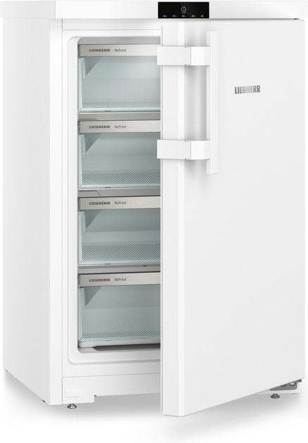 Морозильна камера Liebherr, 85x55x60.7, 86л, 1дв., A+, NF, білий - зображення 6