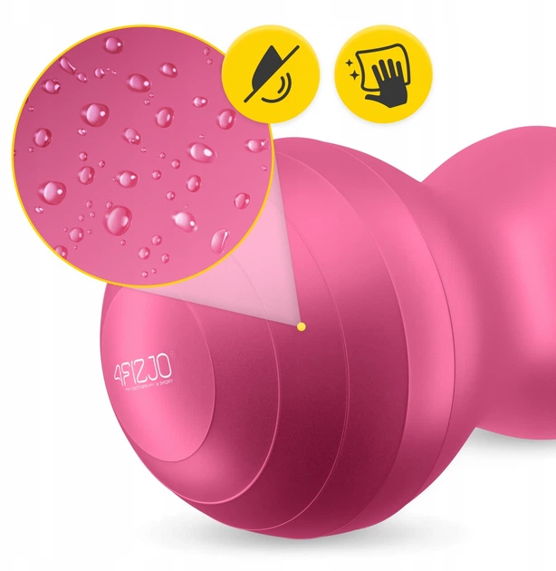 Мяч для фитнеса (арахис) 4FIZJO Air Ball Peanut 45 x 90 см Anti-Burst Pink (P-5907739318565) - Фото 9 Мяч для фитнеса (арахис) 4FIZJO Air Ball Peanut 45 x 90 см Anti-Burst Pink (P-5907739318565) - изображение 9