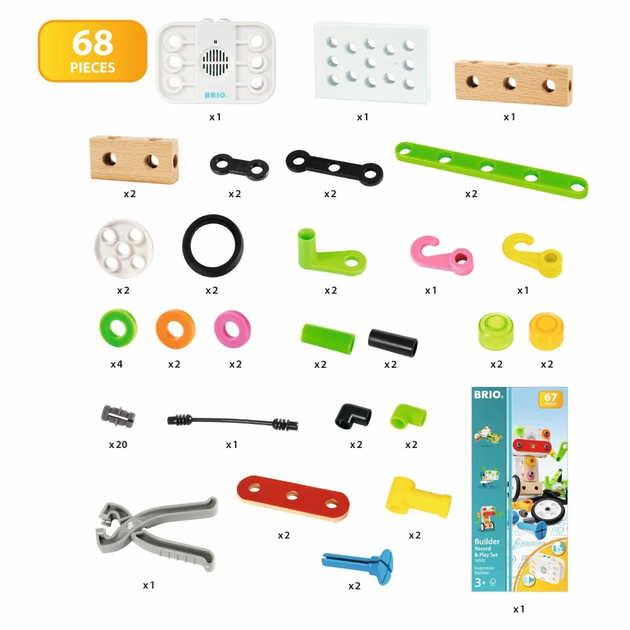 Zestaw zabawkowy Ravensburger Brio do nagrywania i odtwarzania dźwięku 34592 (7312350345926) - obraz 3