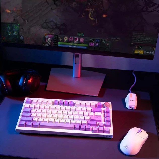 Беспроводная игровая клавиатура Proove Gaming Coupe с RGB подсветкой (Английская/Украинская раскладка) (WKCP00022402) White - изображение 13