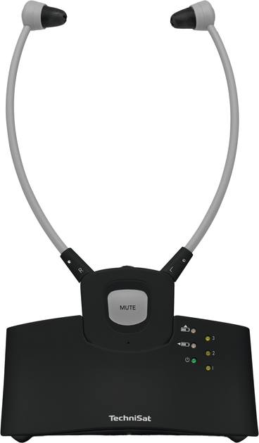 Słuchawki TechniSat StereoMan ISI 3 Black (0001/9130) - obraz 1