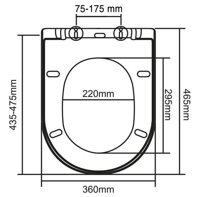 Кришка AWD Interior для унітазу біла з мікроліфтом Zumba AWD02181691 - изображение 2