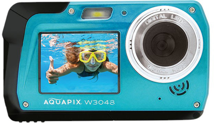 Фотоапарат EasyPix W3048 EDGE Iceblue (4260041686090) - зображення 1