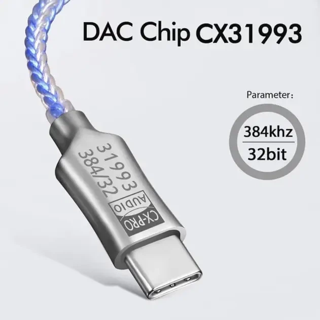 Усилитель звука GraveAudio CX Pro CX31993 ЦАП DAC DA06 переходник адаптер наружная звуковая карта для телефона USB Type C to 3,5 мм + USB адаптер - изображение 2