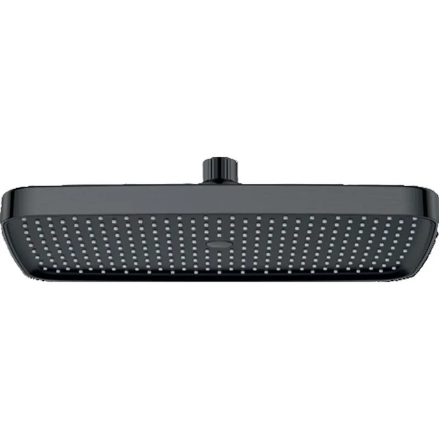 Лійка для душу стельова KOER KP-0402-07-OH, 310x200 мм (Колір графіт) (KR4990) - Фото 1 Лійка для душу стельова KOER KP-0402-07-OH, 310x200 мм (Колір графіт) (KR4990) - изображение 1