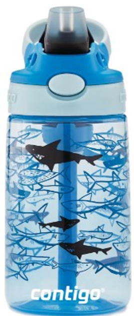 Пляшка для води Contigo Easy Clean Blauhai голуба 420 мл (840276162589) - зображення 1