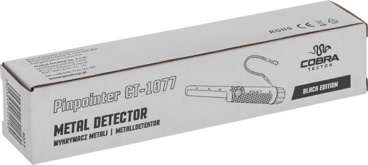 Металошукач ручний Cobra Tector CT-1077 (5903890622169) - зображення 11