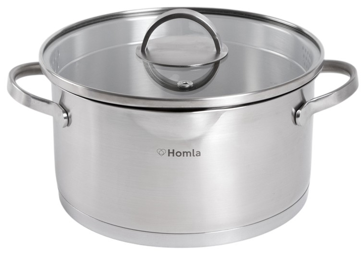 Garnek Homla Eataly z pokrywką Srebrzysty 3 l (5906496721779) - obraz 2