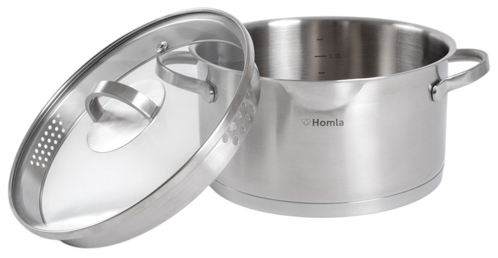 Каструля Homla Eataly з кришкою Срібляста 3 л (5906496721779) - зображення 3