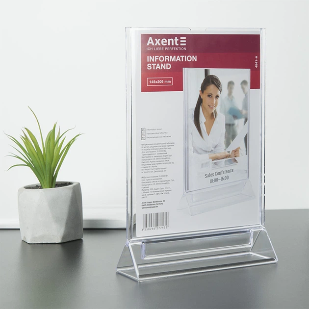 Табличка інформаційна Axent 4541-A, А5, вертикальна - изображение 2