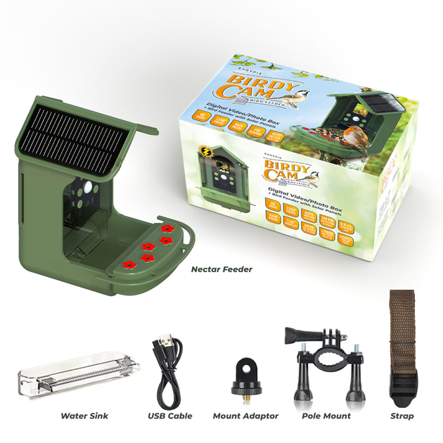 Aparat EasyPix BirdyCam Video/Photo Box and Feeding Station (4260041686533) - obraz 3