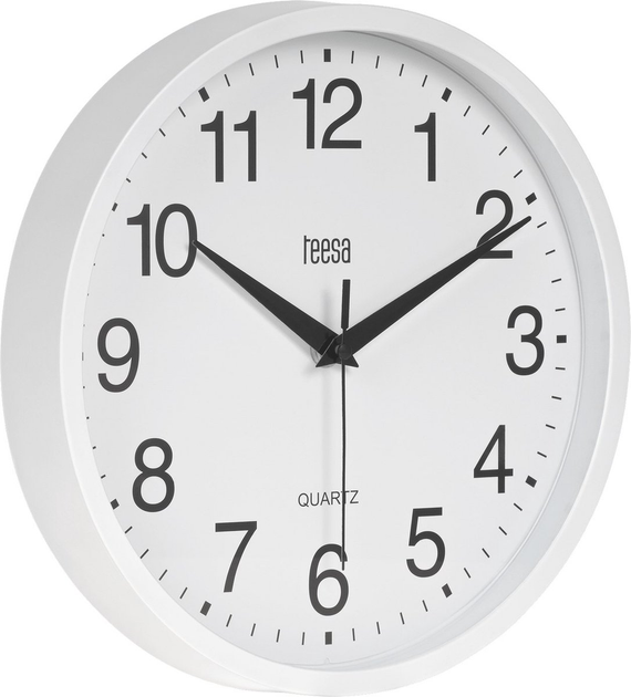 Настінний годинник Teesa TSA0037 Білий 25 см (5901890081818) - зображення 2