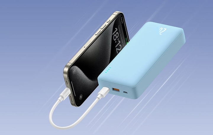 Powerbank Baseus Airpow 20000 mAh 20W Blue (6932172648695) - obraz 4