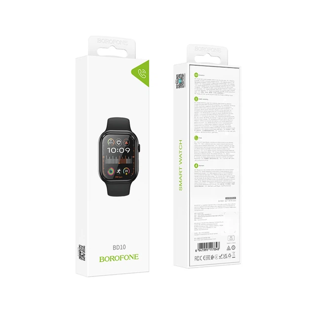 Смарт-часы BOROFONE BD10 Smart sports watch (call version) Black - изображение 2