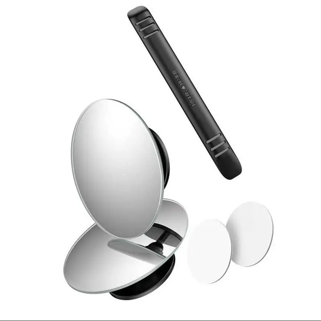 Автомобільне дзеркало Baseus full view blind spot rearview mirrors Black (ACMDJ-01) - изображение 7