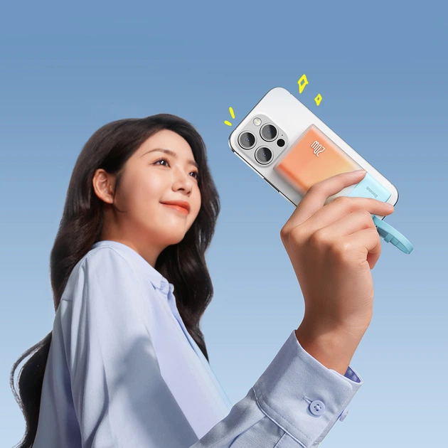 УМБ Baseus Popsicle 5200 mAh 20 W Blue-Orange (6932172633097) - зображення 9