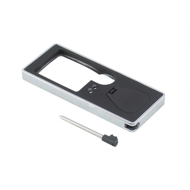 Карманная лупа с подсветкой с 3X и 10X кратным увеличением в чехле Magnifier TH-7007 90*38*8 мм - изображение 3