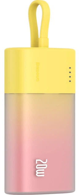 УМБ Baseus Popsicle 5200 mAh 20 W Yellow-pink (6932172633103) - зображення 2