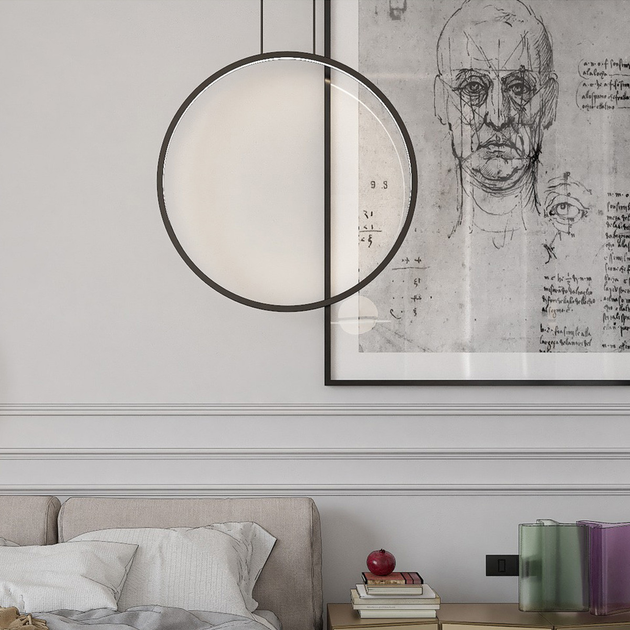 Підвісний світильник Light Prestige Mirror L Чорний (LP-999/1P L BK CCT) - зображення 7