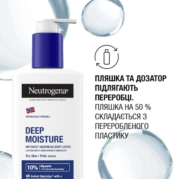Молочко для тіла Neutrogena Норвезька формула Глибоке зволоження 250 мл (3574661190709/3574660514520/3574661759869) - зображення 6