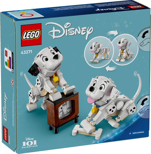 Конструктор LEGO Disney 101 далматинець - цуценята Лаки та Пенні 268 елементів (43271) - зображення 6
