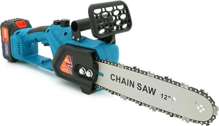 Аккумуляторная цепная мини электро-пила 12'' Chain Saw с 2 аккумуляторами - изображение 3