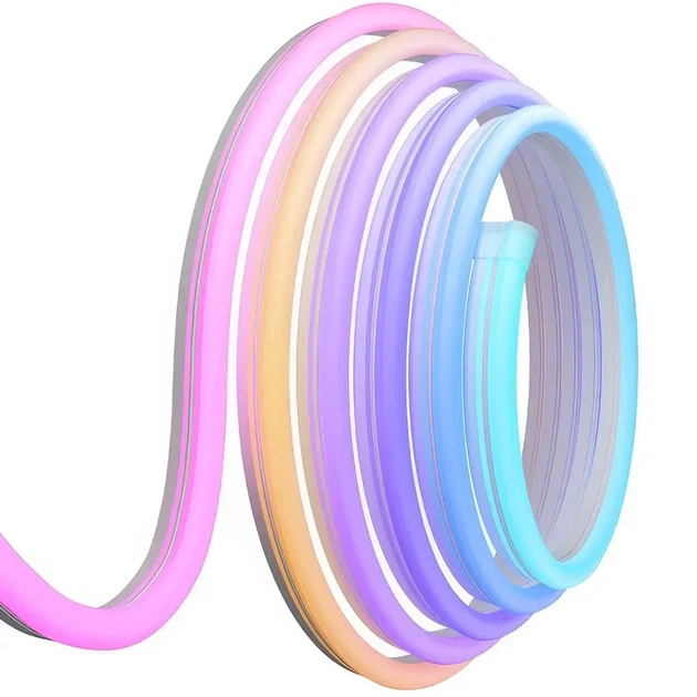 Світлодіодна неонова USB стрічка з керуванням від телефону SFK-11 Bluetooth RGB 5м - зображення 7