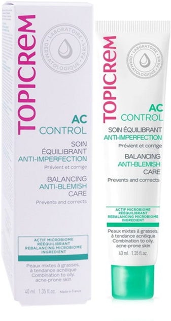 Krem do twarzy Topicrem AC Control Balancing przeciw niedoskonałościom 40 ml (3700281705072) - obraz 2
