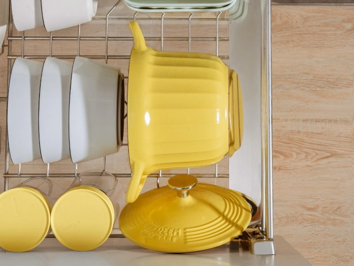 Гусятниця Buydeem чавунна емальована Mellow Yellow 1.8 л (6950386610130) - зображення 7