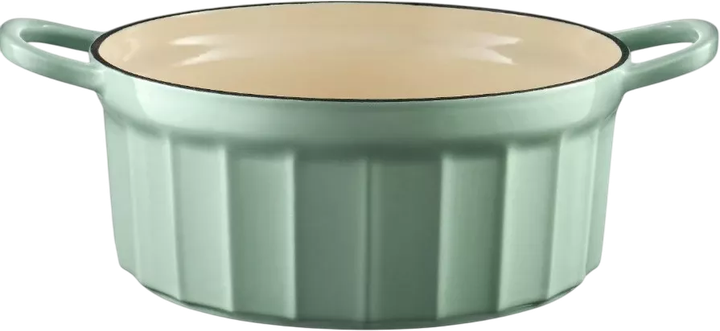 Гусятниця Buydeem чавунна емальована Cozy Greenish 2.9 л (6950386606751) - зображення 2
