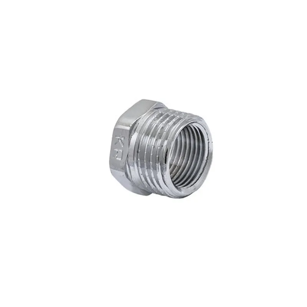 Футорка 3/8"х1/2" (хром) KOER KF.F0406.CHR (KF0133) - Фото 1 Футорка 3/8"х1/2" (хром) KOER KF.F0406.CHR (KF0133) - изображение 1