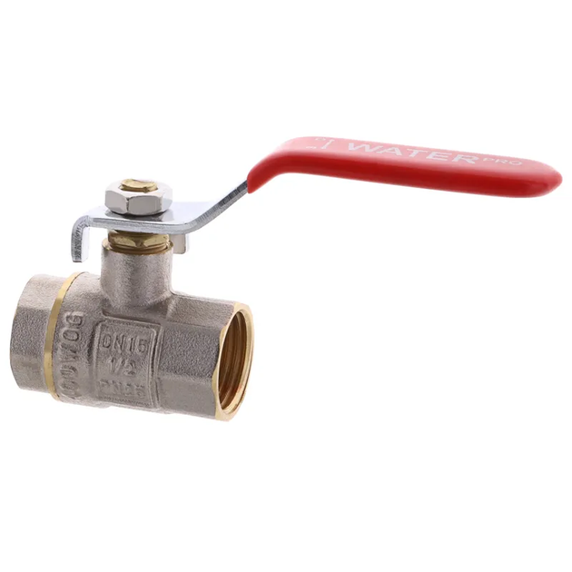 Кран шаровой WATERPRO 1/2" ГГР (WP0135) - Фото 1 Кран шаровой WATERPRO 1/2" ГГР (WP0135) - изображение 1