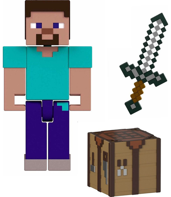 Набір фігурок Minecraft Biome Builds Steve 8 см JCN28 (194735273546) - зображення 2