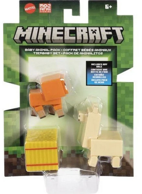 Zestaw figurek Minecraft Biome Builds Baby animal 8 cm JCN33 (194735273393) - obraz 1