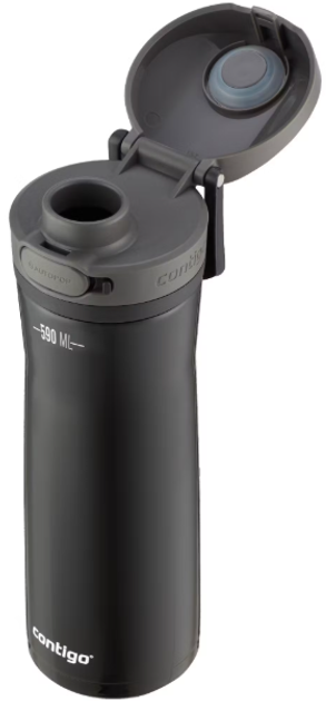 Butelka na wodę Contigo Jackson 2.0 Chill Licorice czarna 590 ml (840276163647) - obraz 2