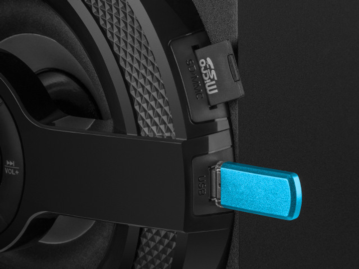 Акустична система SVEN MS-2085 Black 60 Вт, Bluetooth, FM-радіо, USB/SD (SV-020101) - зображення 8