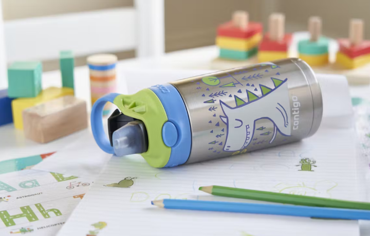 Пляшка для води Contigo Easy Clean Matcha Dragon стальна 380 мл (840276163609) - зображення 5