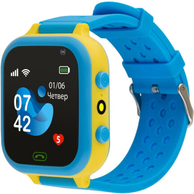 Детские смарт-часы AmiGo GO009 BlueYel (996383) ($LS467665) - Уценка - изображение 1