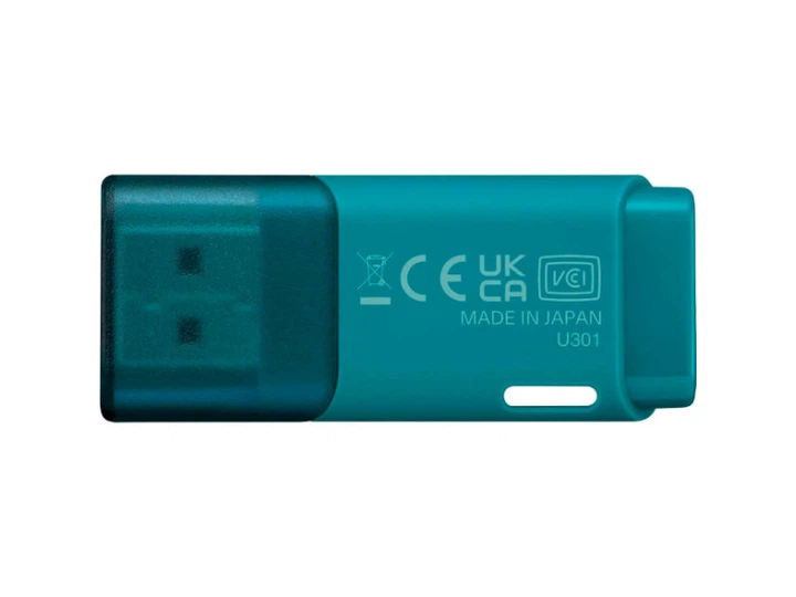Флешка Kioxia 256 GB TransMemory U301 Light Blue (LU301L256GG4) - Фото 2 Флешка Kioxia 256 GB TransMemory U301 Light Blue (LU301L256GG4) - зображення 2