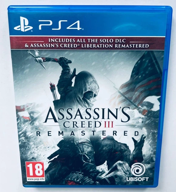 Assassin's Creed III Remastered, русская версия - диск для PlayStation 4, Б/У - Фото 1 Assassin's Creed III Remastered, русская версия - диск для PlayStation 4, Б/У - изображение 1
