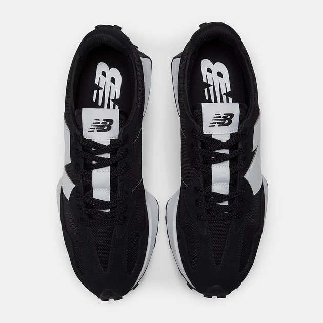 Buty sportowe męskie do kostki New Balance 327 MS327CBW 45.5 (11.5US) 29.5 cm Czarne z białym (196307579797) - obraz 5