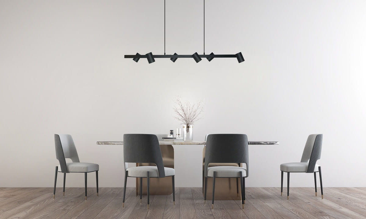 Lampa wisząca Light Prestige Snow 6xGU10 Black (LP-731/6L BK) - obraz 7